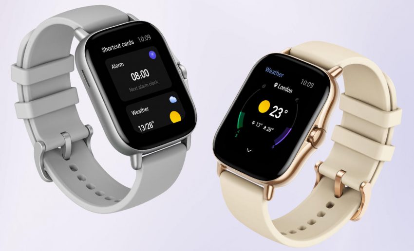 Amazfit GTS 2 grey and gold