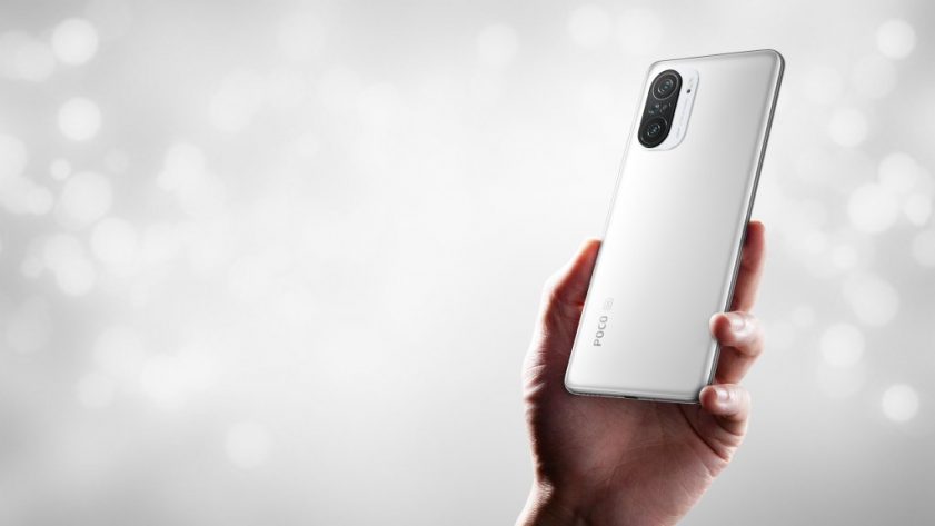 Poco, Phone, white, light colour, dark background, smartphone