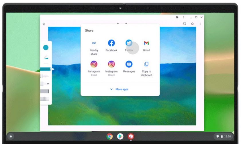 New Chrome Os 2021 Sharing feature